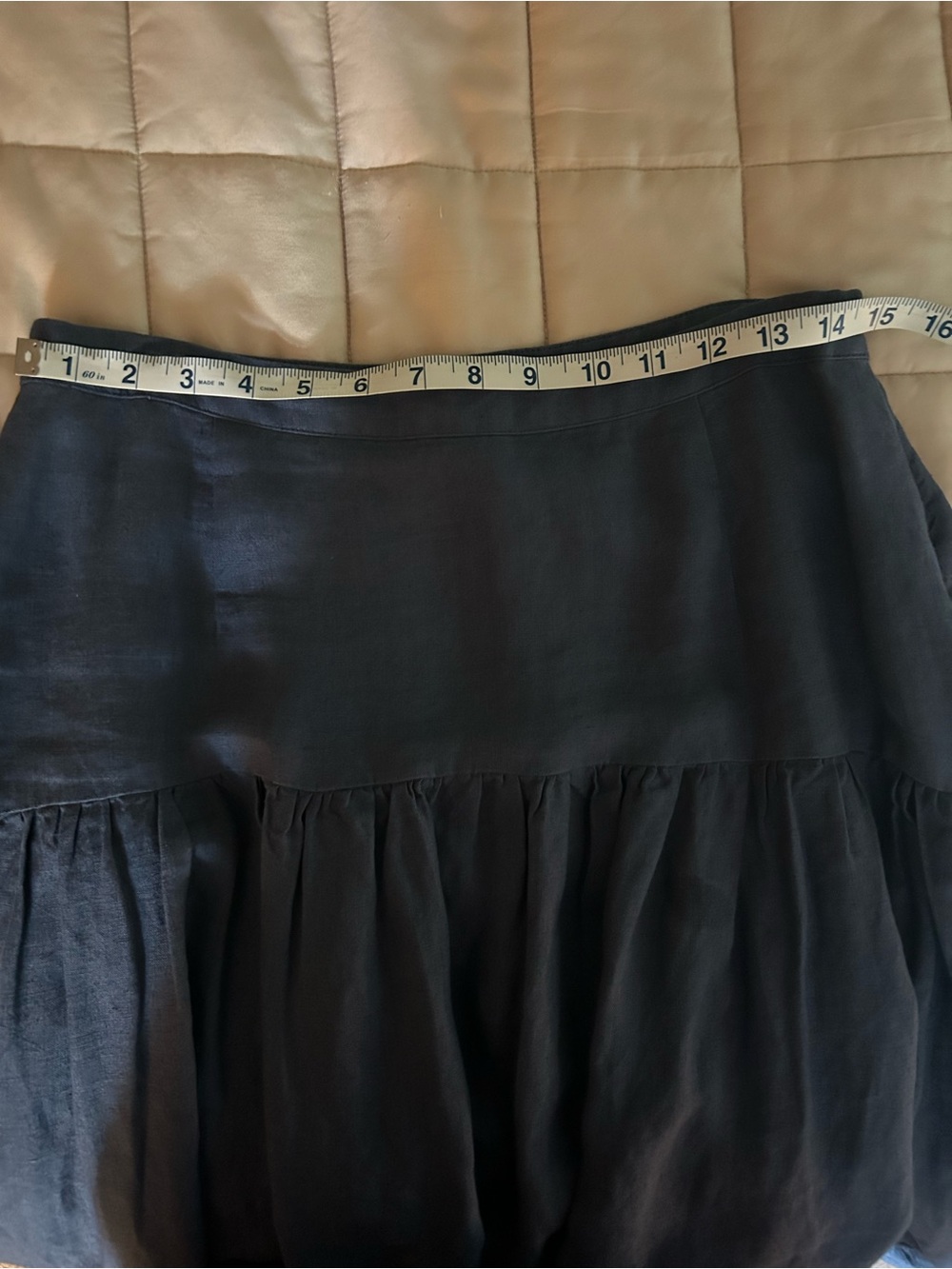Son de Flor Tiered Linen Maxi Skirt - Picture 4 of 5